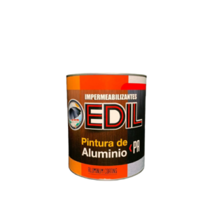 PINTURA ALUMINIO EDIL 20m² GALÓN